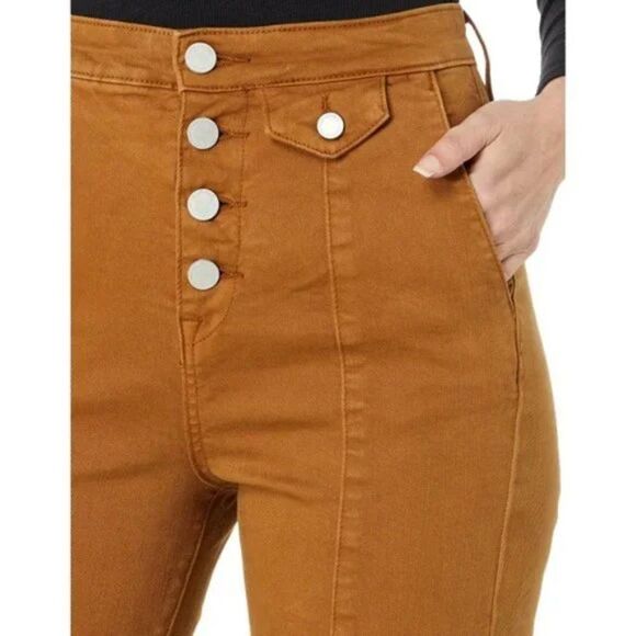 Blank NYC | 'The Delancey' Wide Leg Flared Jeans - [size 30x34 in Green] - Picture 4 of 15